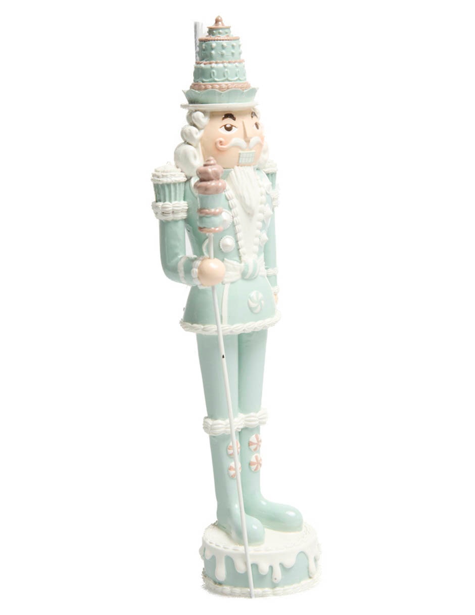 Figura decorativa de cascanueces de resina