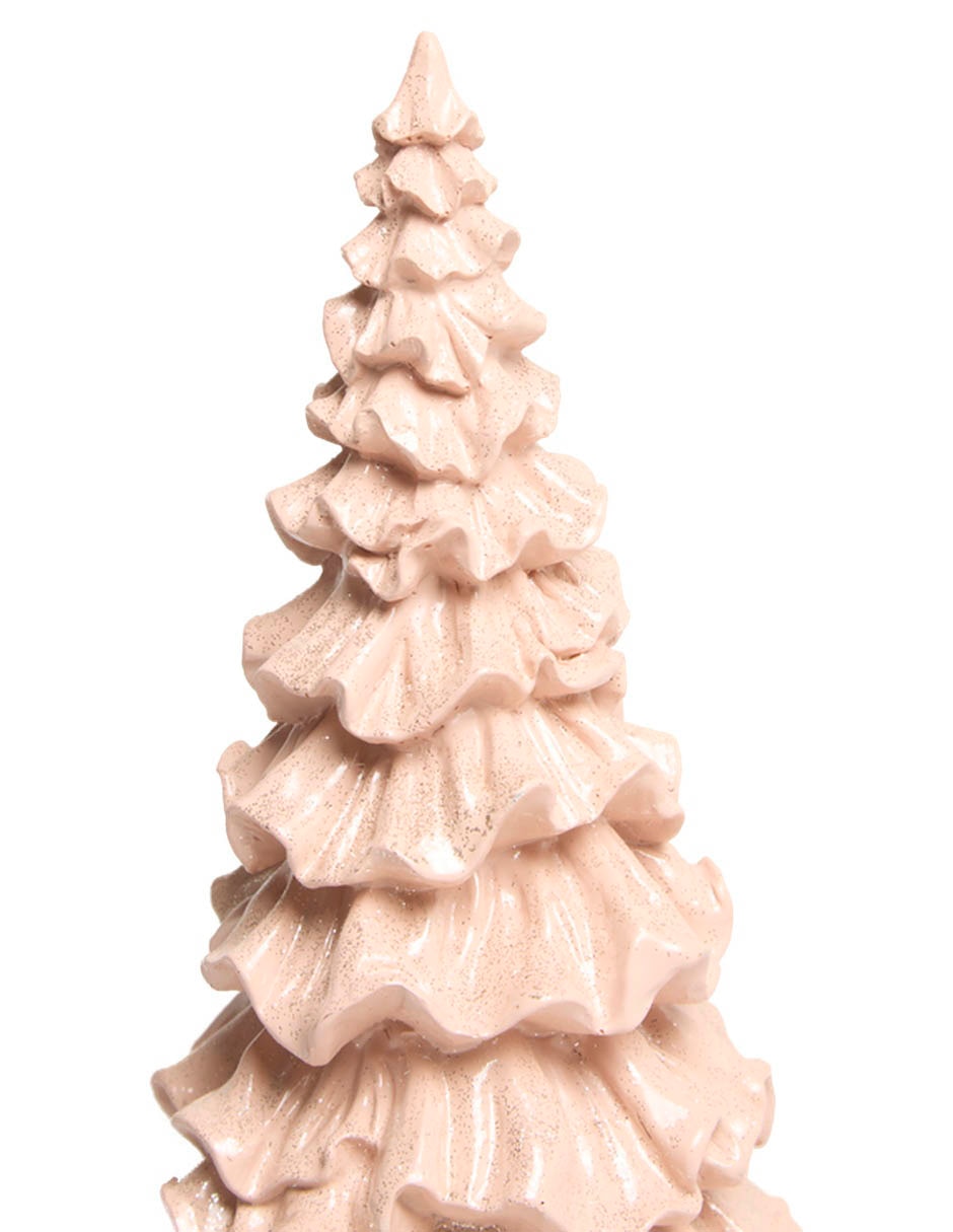 Figura decorativa de árbol de Navidad de resina