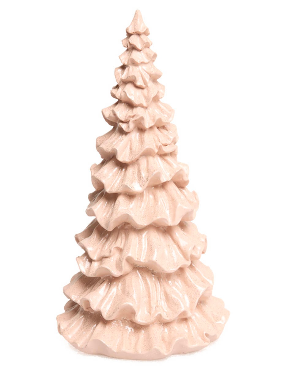 Figura decorativa de árbol de Navidad de resina 1
