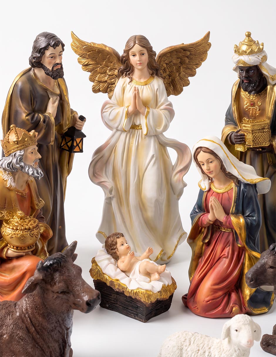 Nacimiento navideño de cerámica 2
