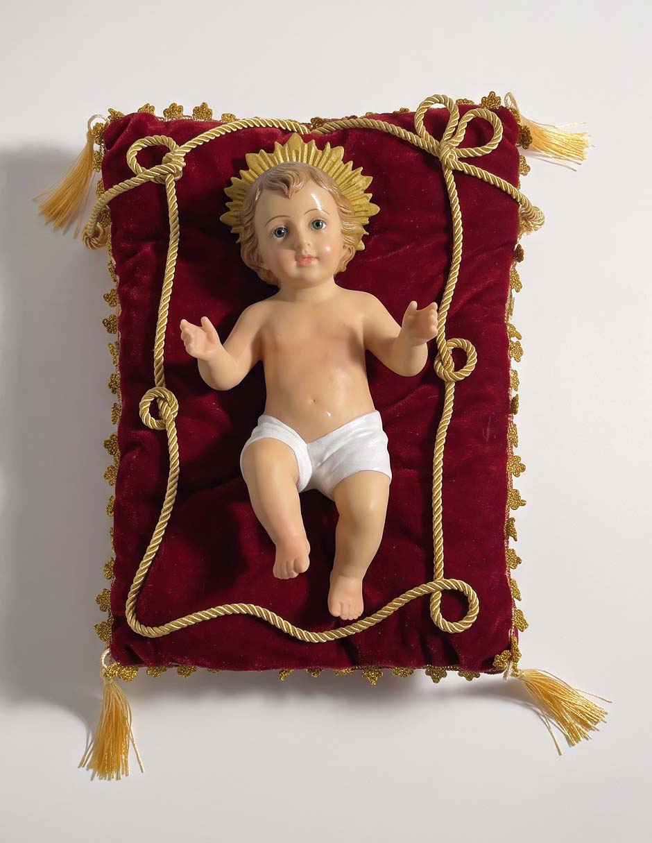 Figura decorativa navideña de Niño Jesus