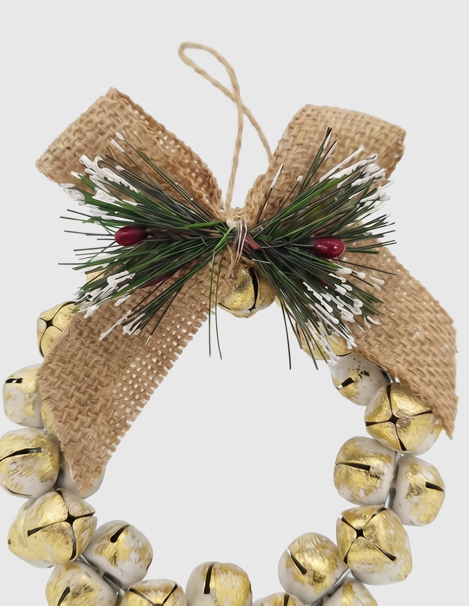 Ornamento navideño corona Metallic 3