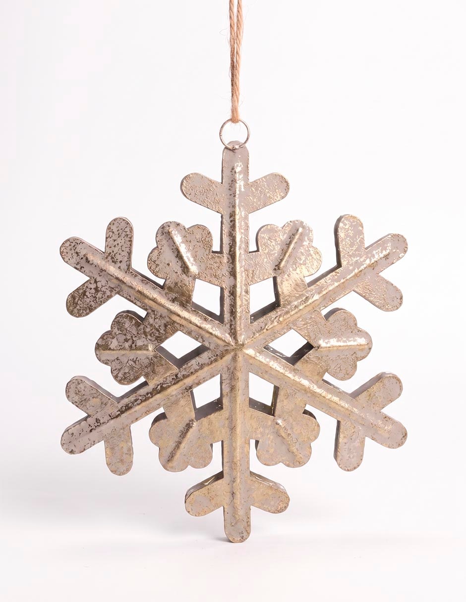 Ornamento navideño de copo de nieve 4