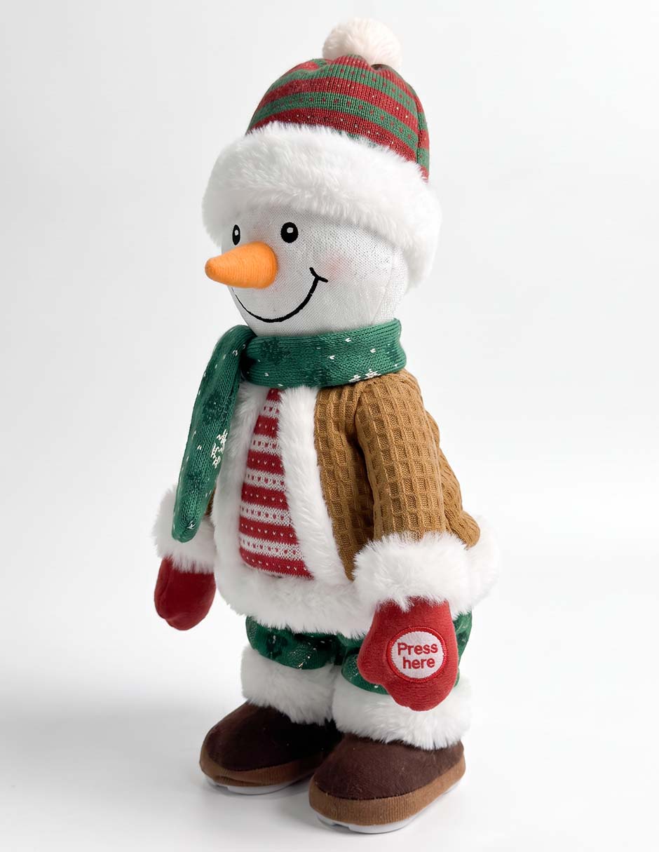 Peluche de muñeco de nieve de 30 cm 3