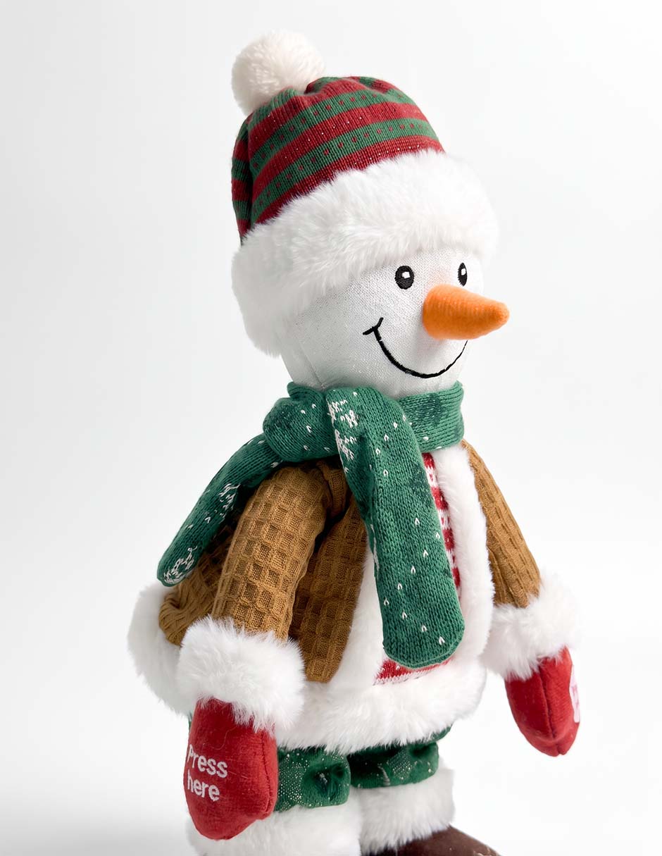 Peluche de muñeco de nieve de 30 cm 4