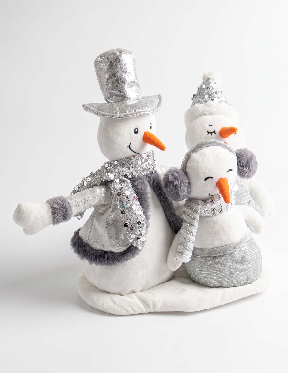 Peluche de muñeco de nieve de 30 cm