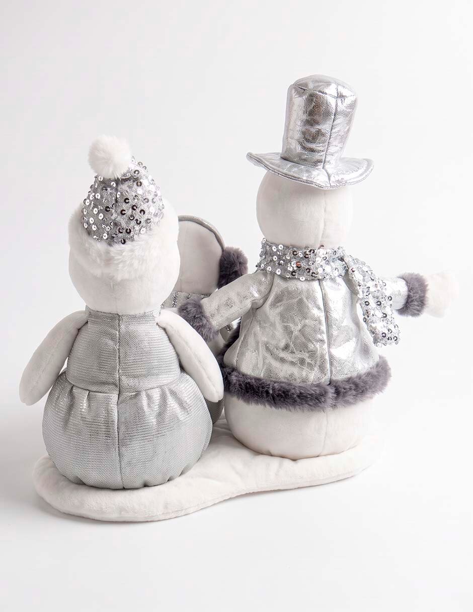 Peluche de muñeco de nieve de 30 cm 2