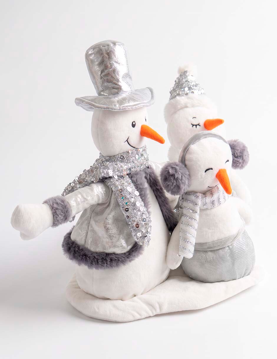 Peluche de muñeco de nieve de 30 cm 3