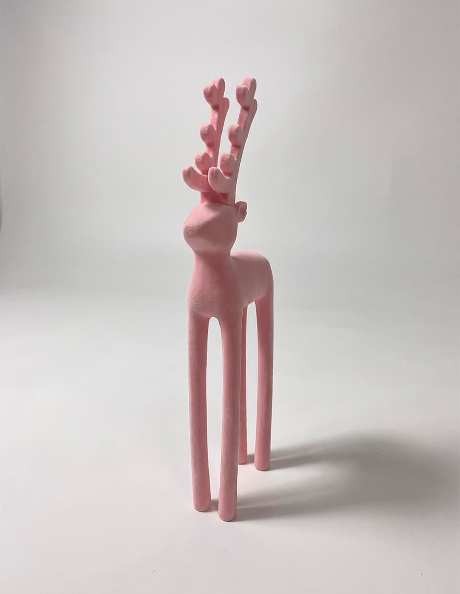 Figura decorativa navideña de reno