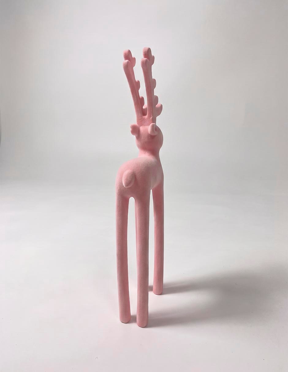 Figura decorativa navideña de reno 3