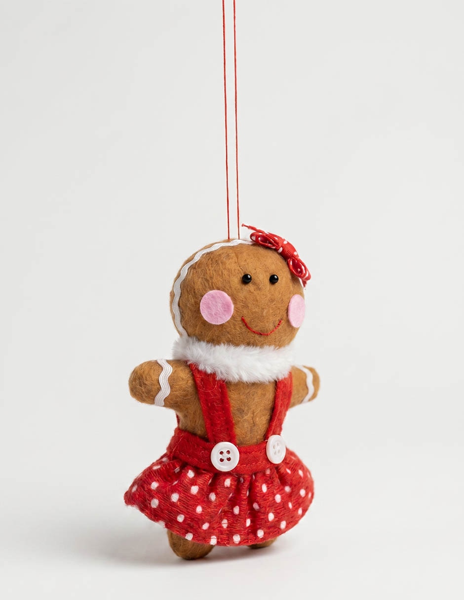 Ornamento navideño Galleta de jengibre 1
