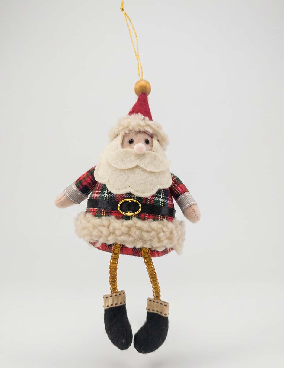 Ornamento navideño santa Claus 1