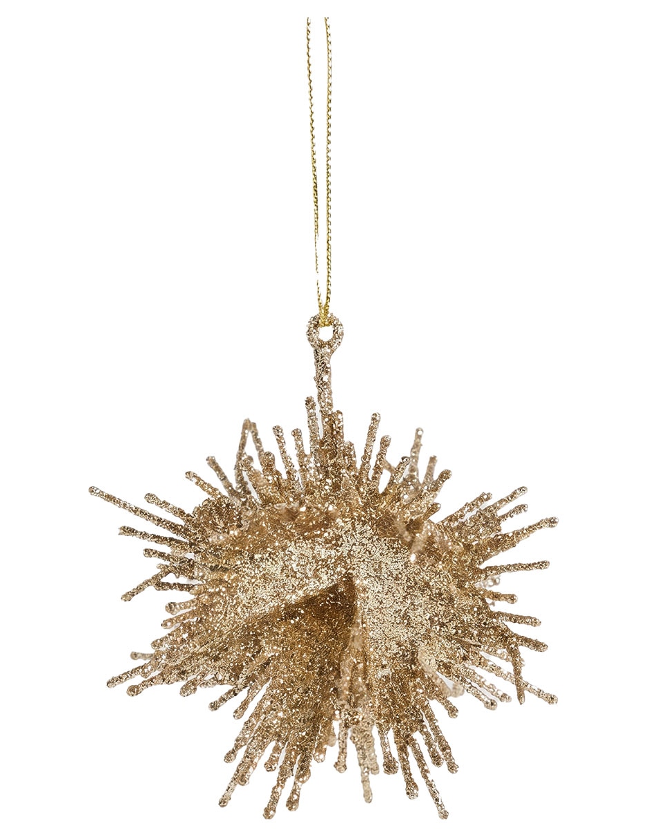 Ornamento navideño copo de nieve 1