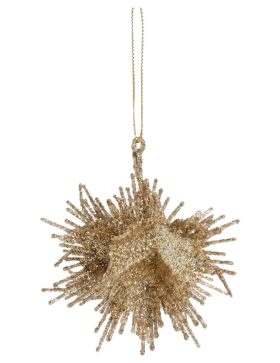 Ornamento navideño copo de nieve 3