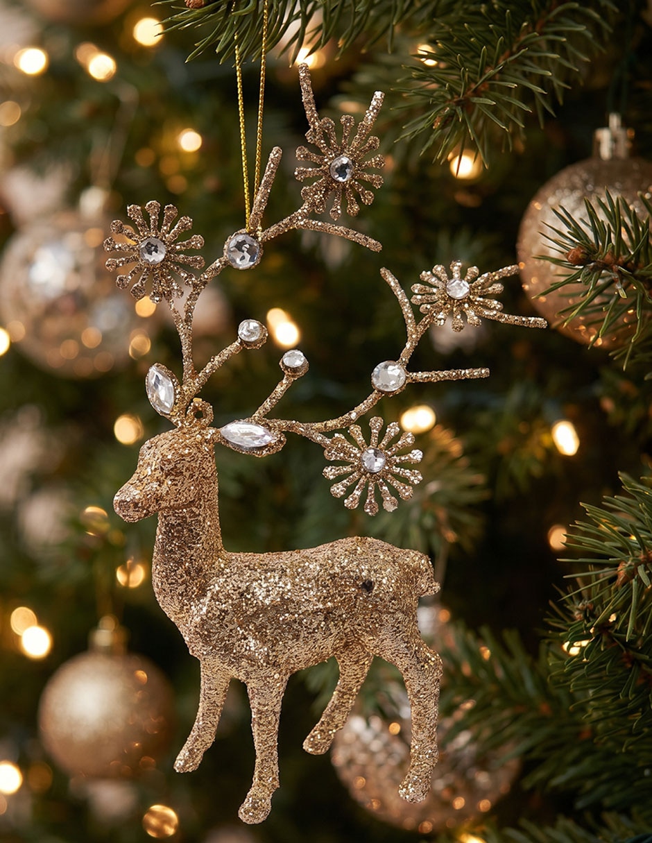 Ornamento navideño reno 4