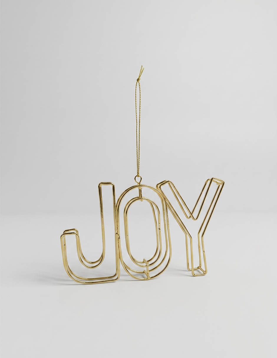 Ornamento navideño letras 1