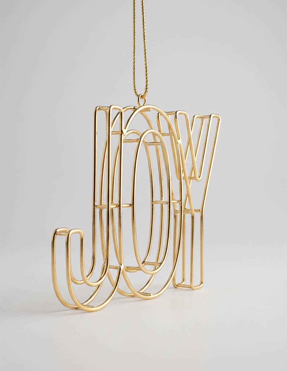 Ornamento navideño letras 3