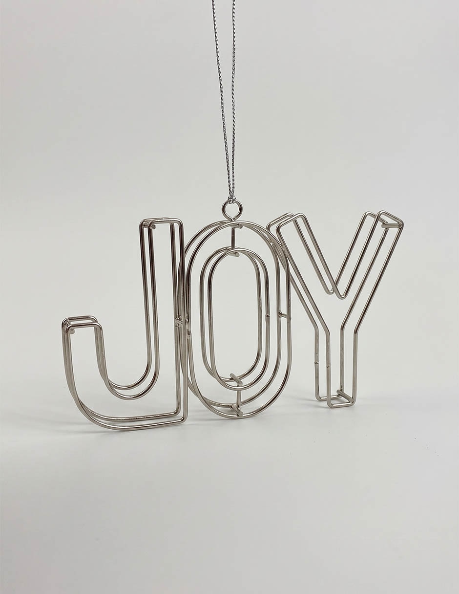Ornamento navideño letras 1