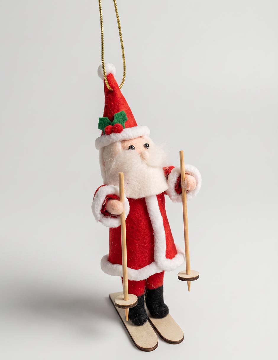 Ornamento navideño Santa Claus 1
