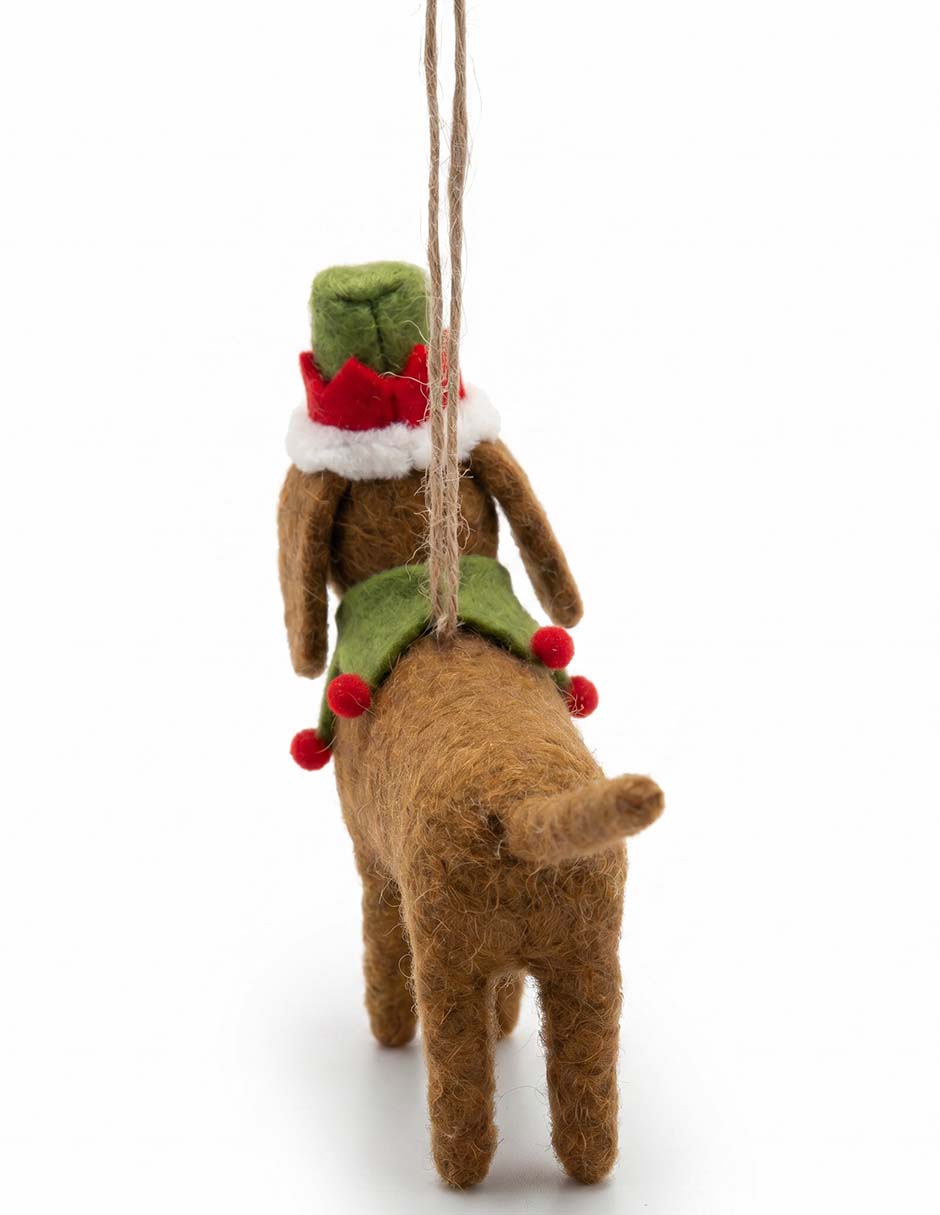 Ornamento navideño perro 3