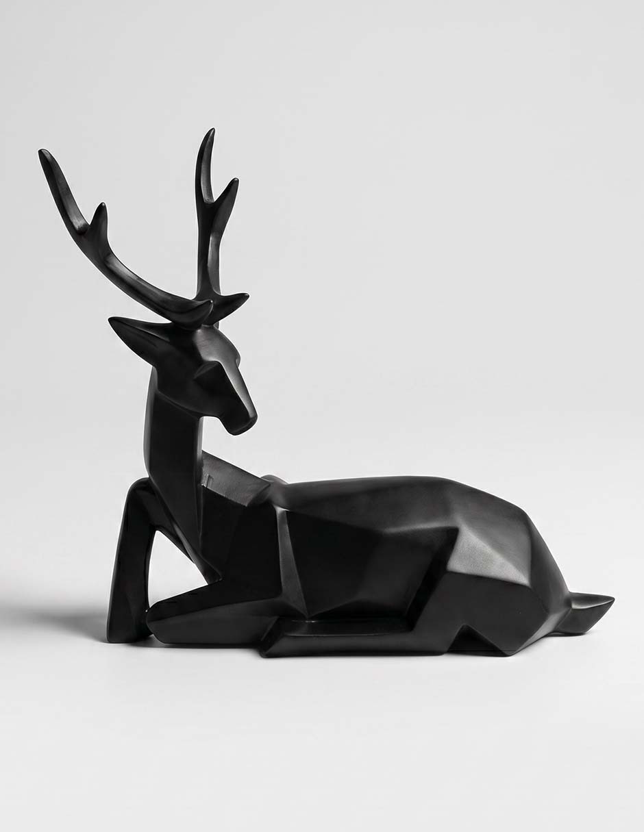 Figura decorativa navideña de reno Metallic 1