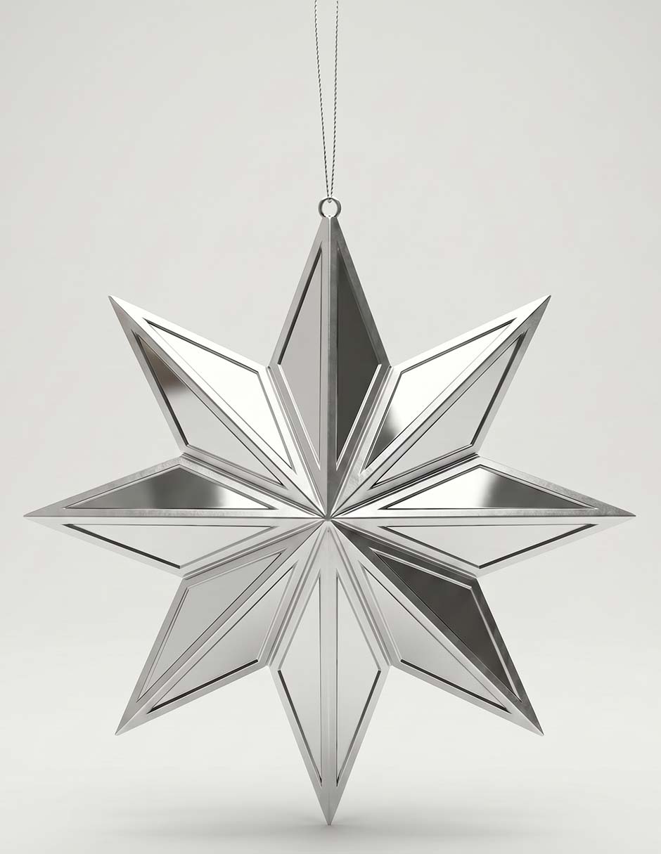 Ornamento Navideño estrella 1