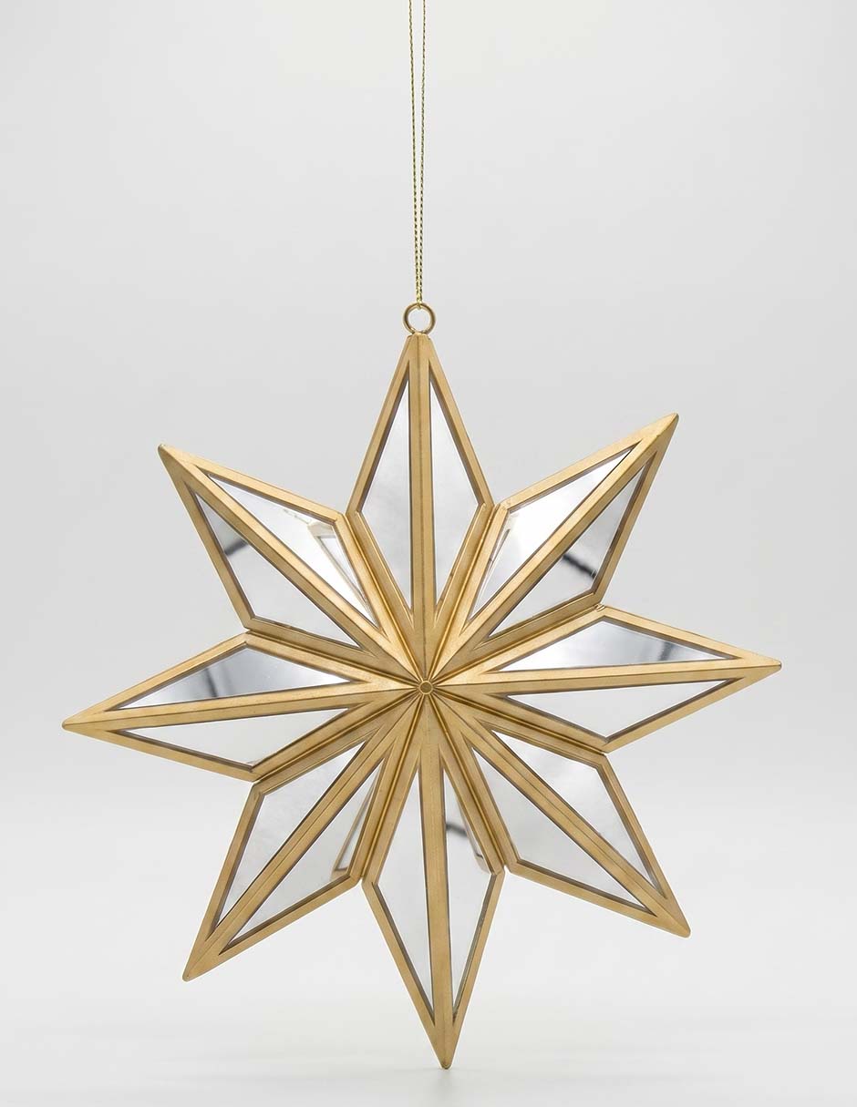 Ornamento navideño estrella 1