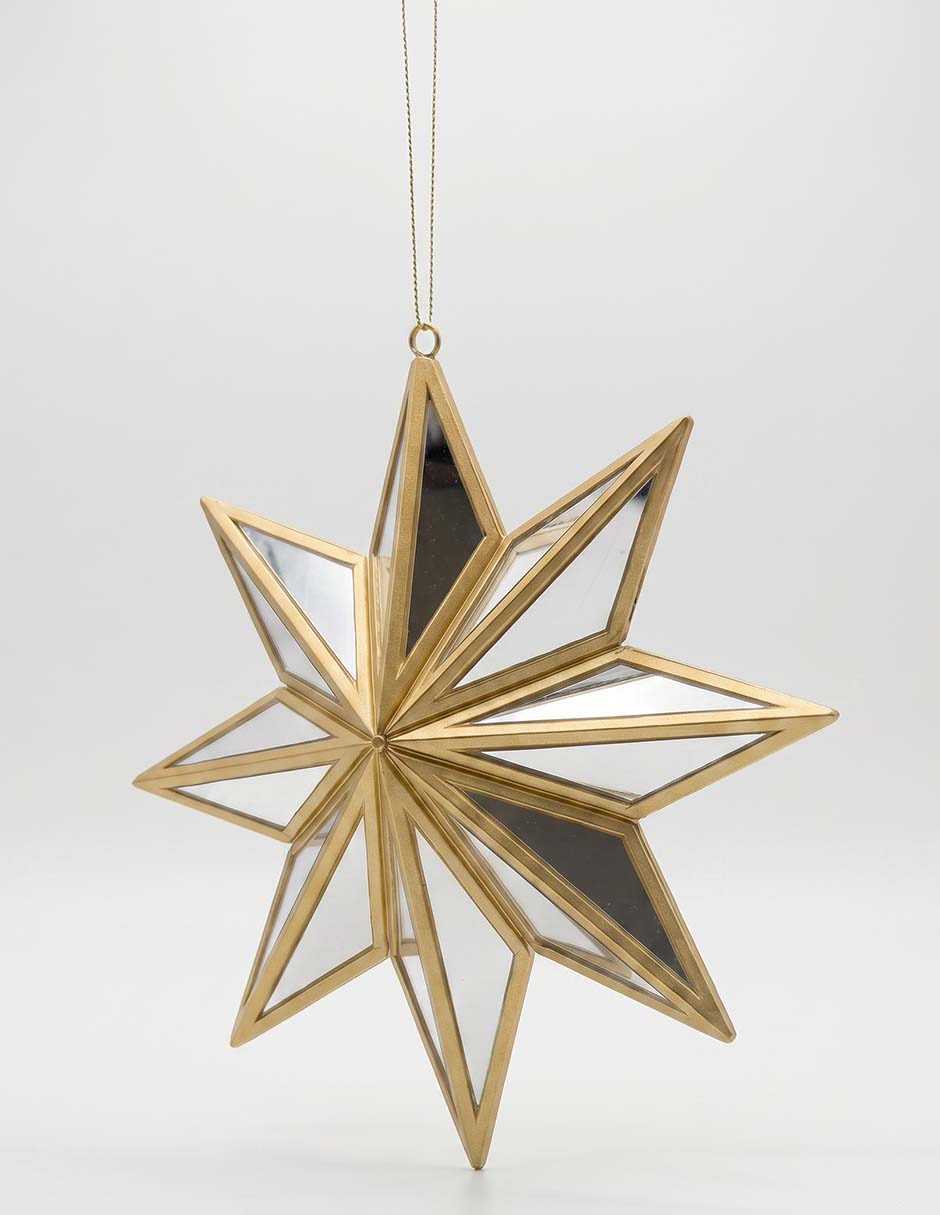 Ornamento navideño estrella 2