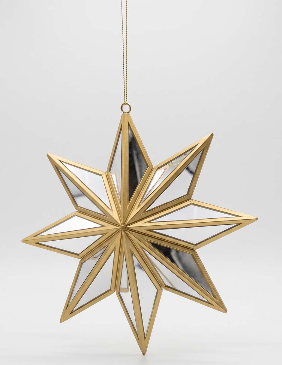 Ornamento navideño estrella 3