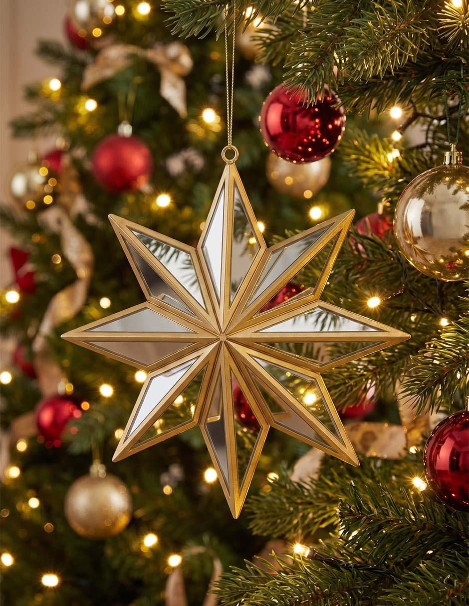 Ornamento navideño estrella