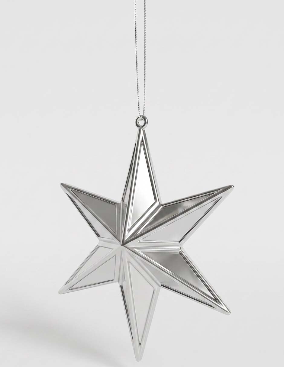 Ornamento navideño estrella 2