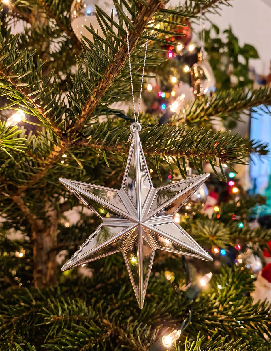 Ornamento navideño estrella