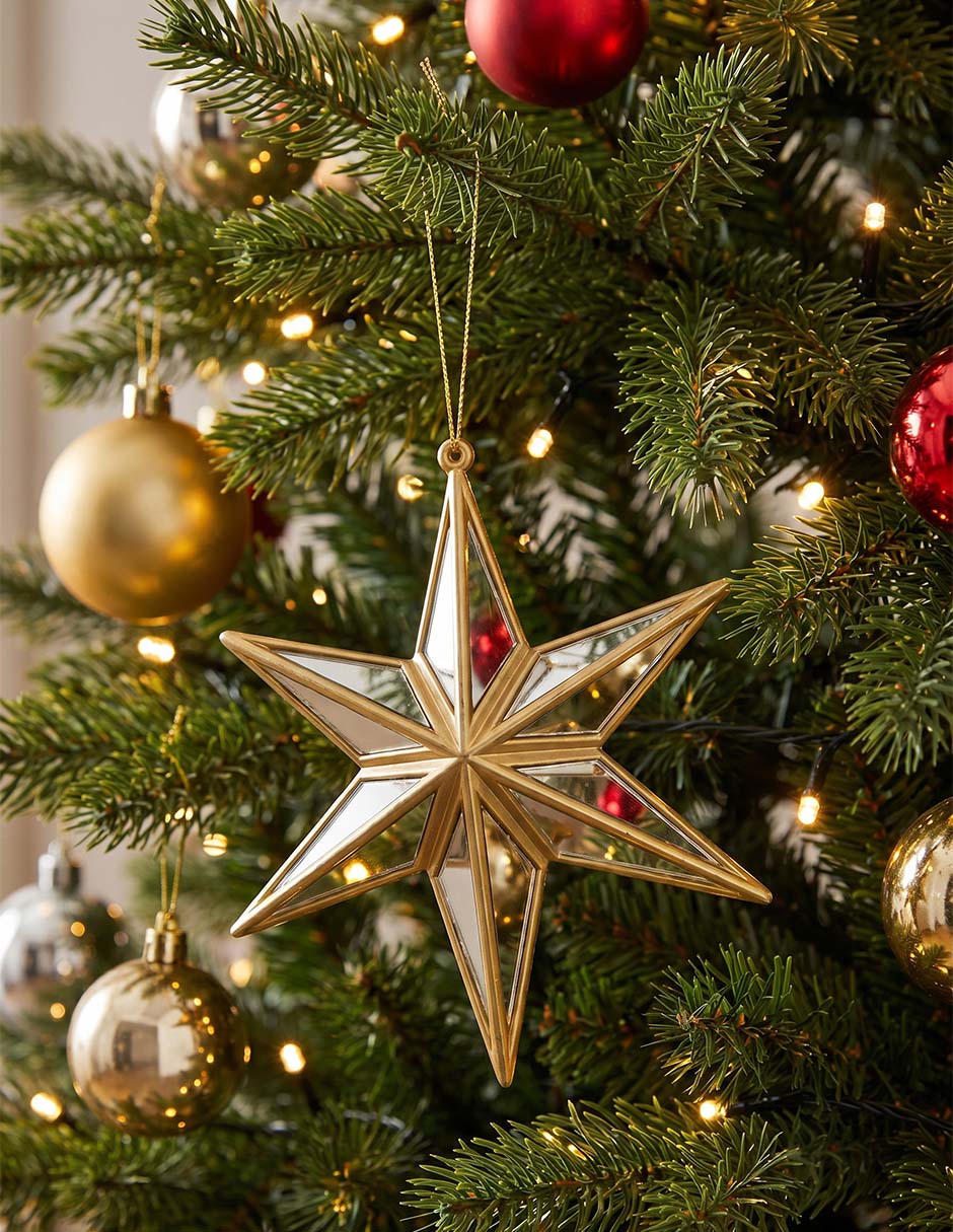 Ornamento navideño estrella