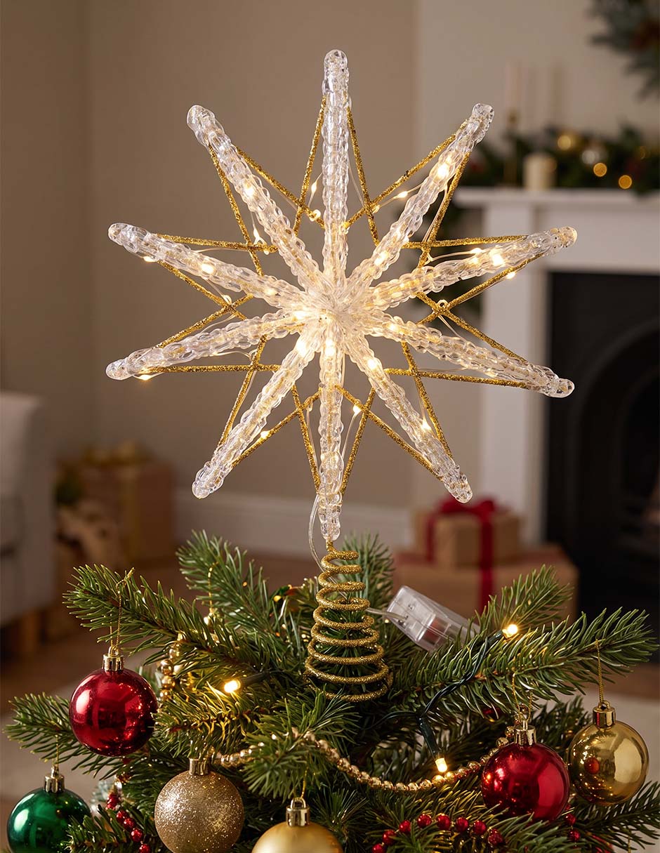 Punta para árbol navideño