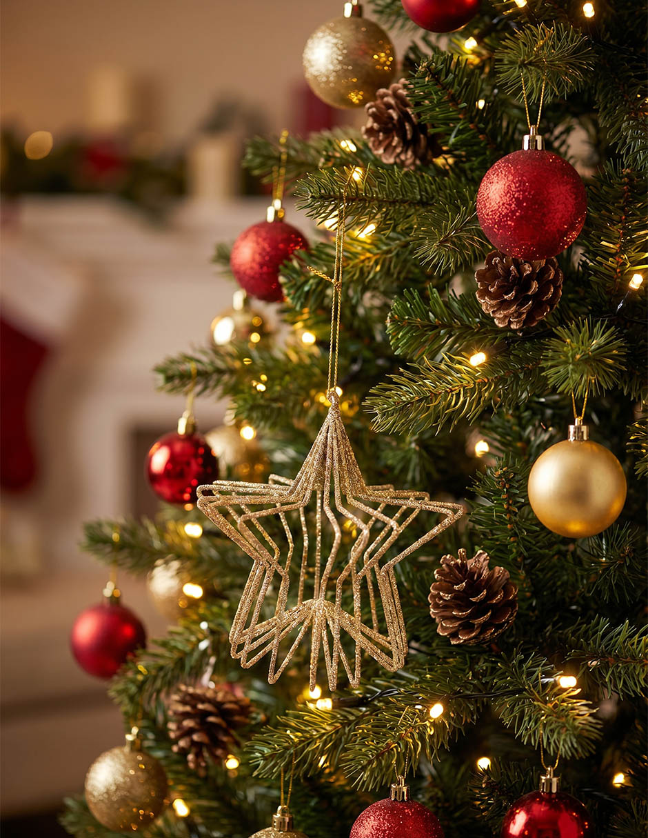 Ornamento navideño estrella