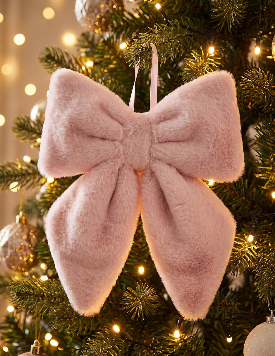Ornamento navideño moño 4
