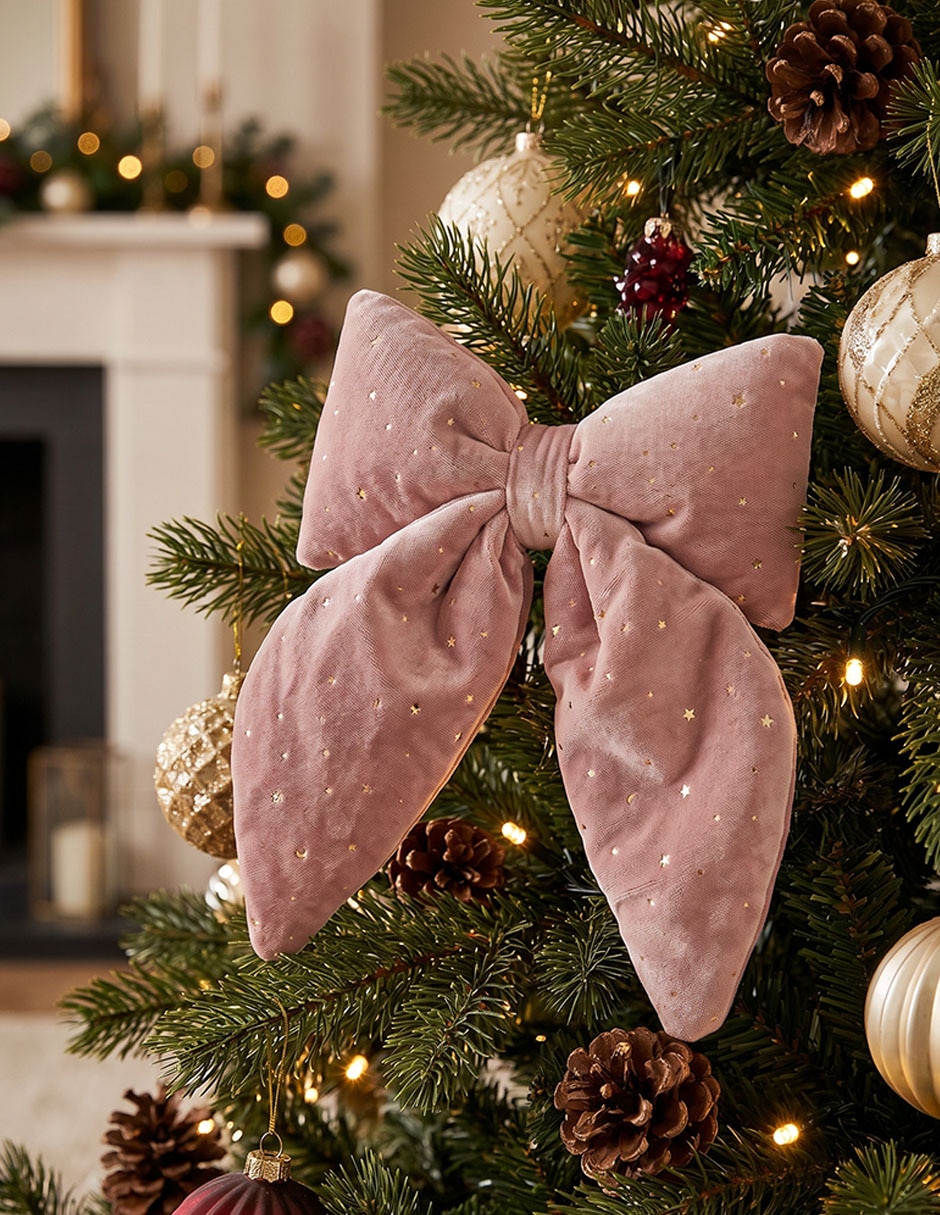 Ornamento navideño moño
