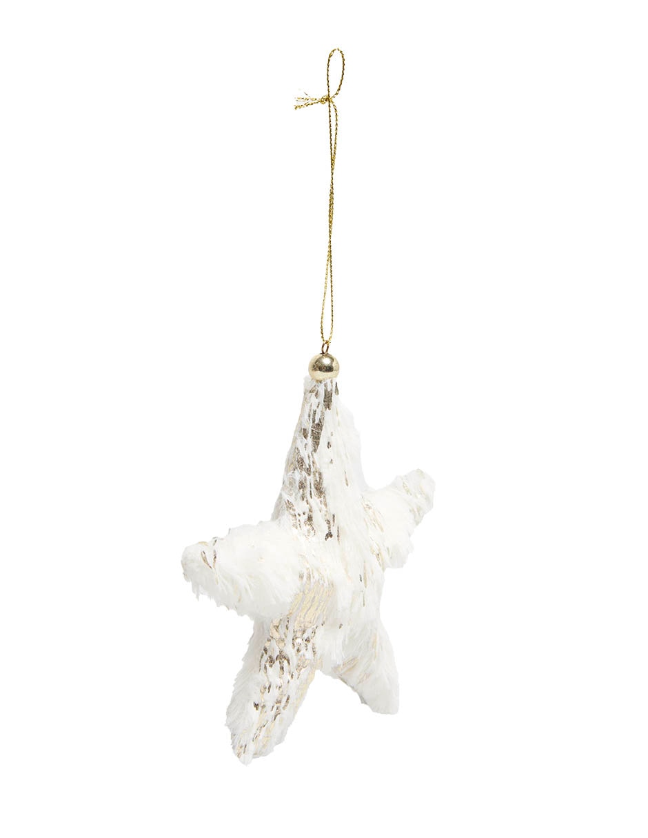 Ornamento navideño estrella Metallic