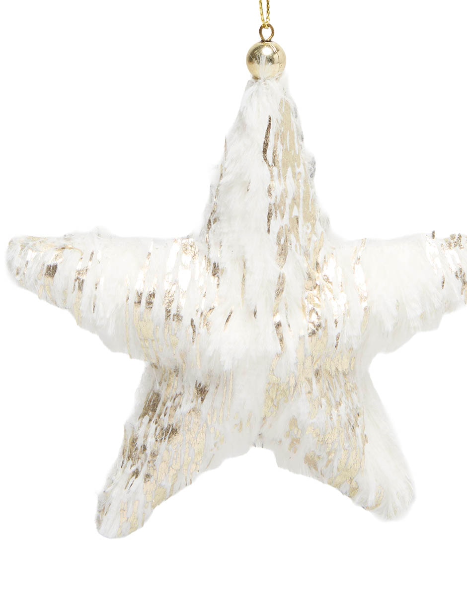 Ornamento navideño estrella Metallic 3