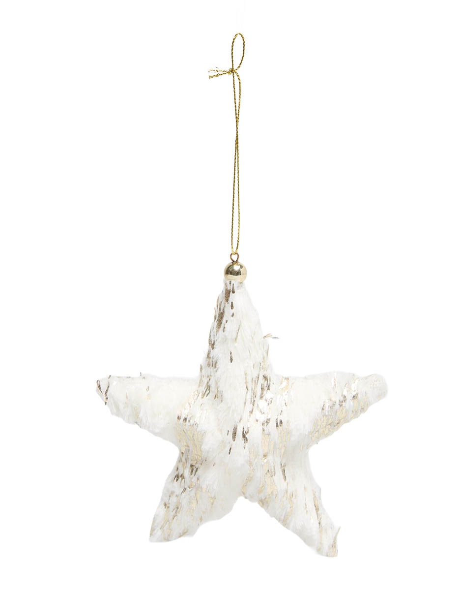 Ornamento navideño estrella Metallic 1
