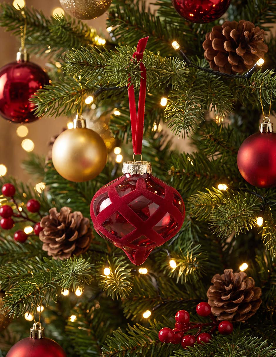 Ornamento navideño gota 3