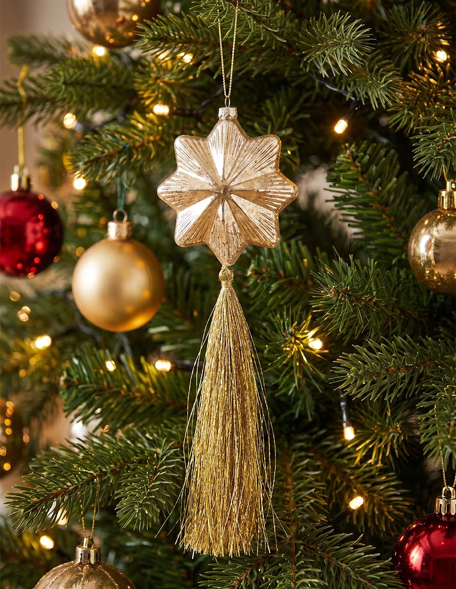 Ornamento navideño estrella Ornamento navideño estrella