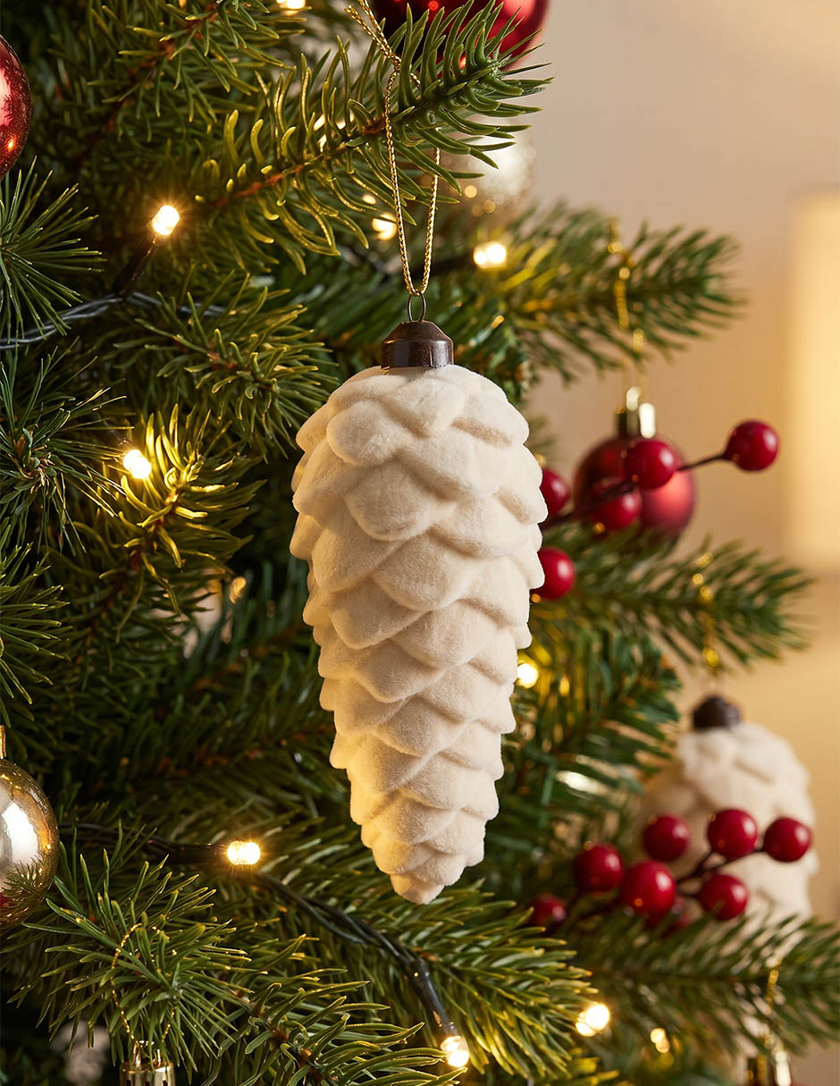 Set de ornamentos navideños piña 3