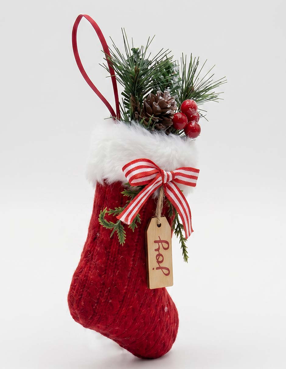 Ornamento navideño bota 2