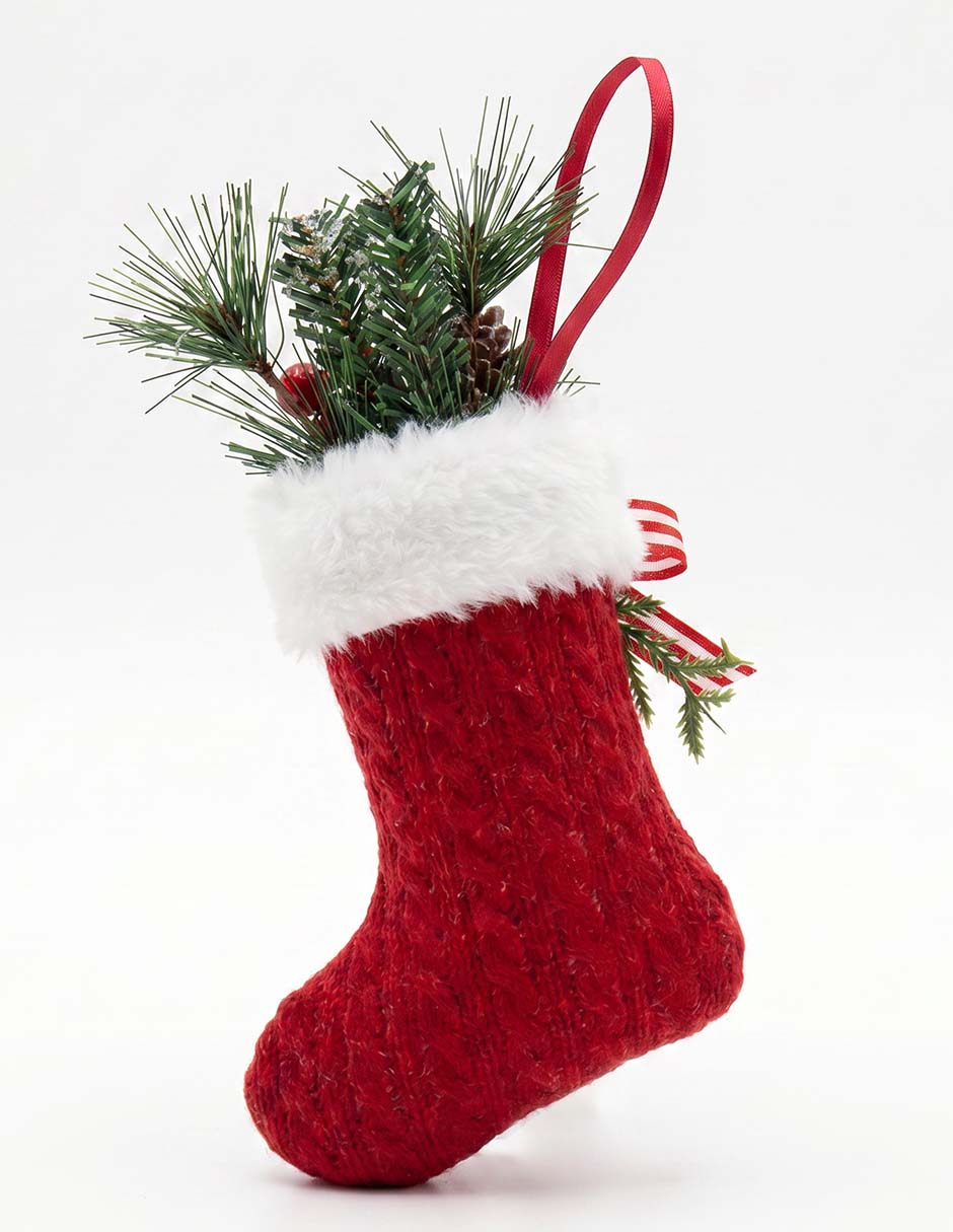 Ornamento navideño bota 3