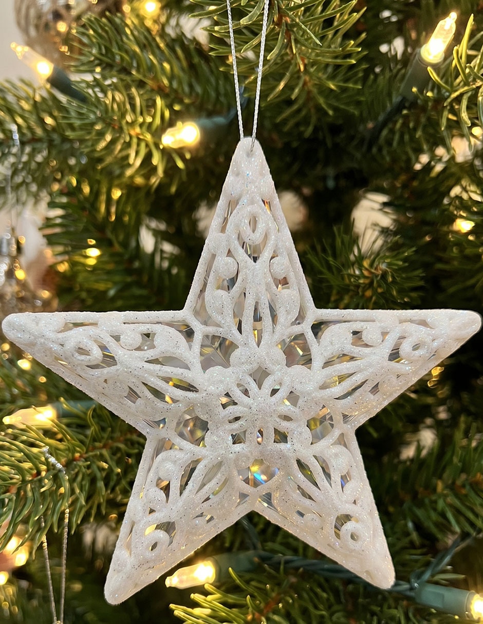 Ornamento navideño estrella 4
