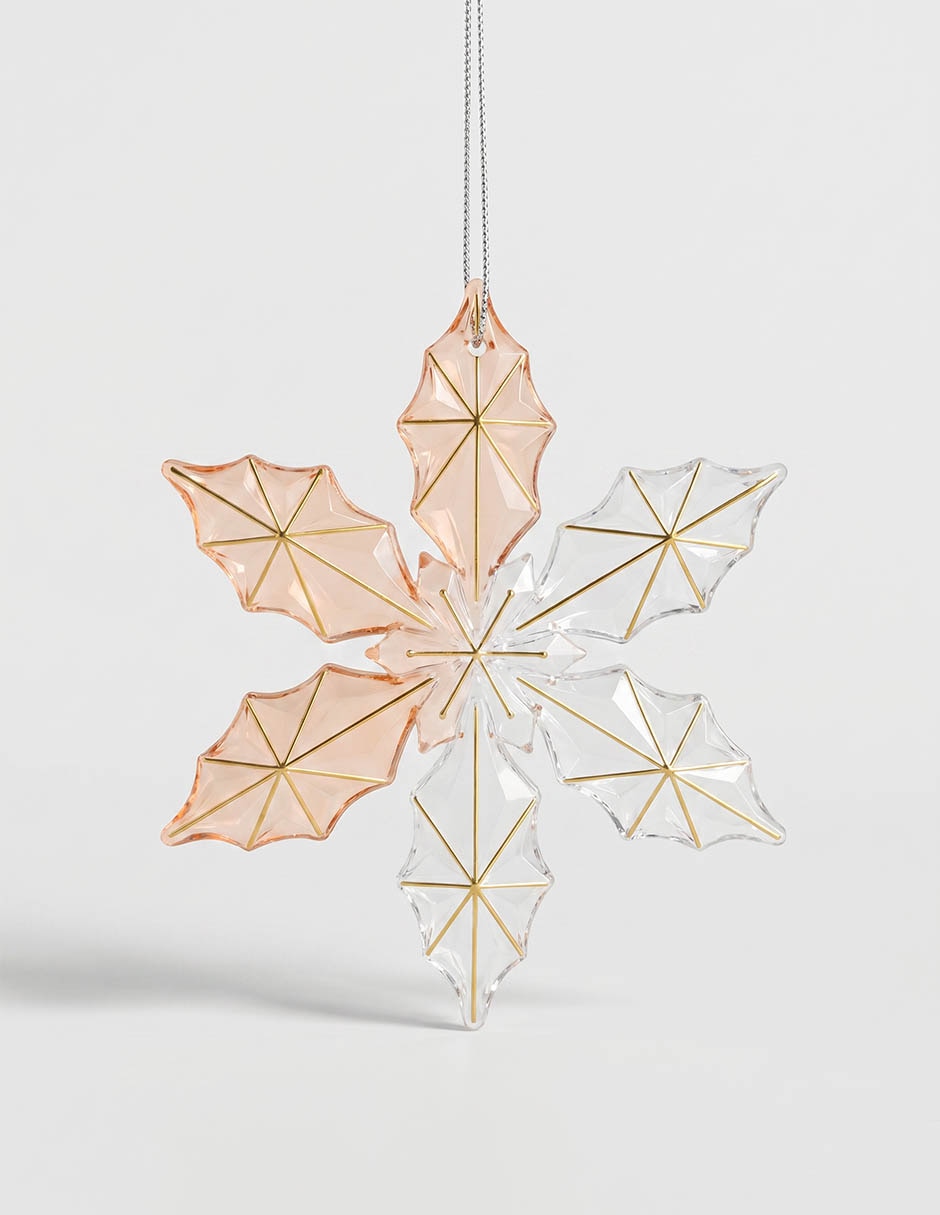 Ornamento navideño estrella 1