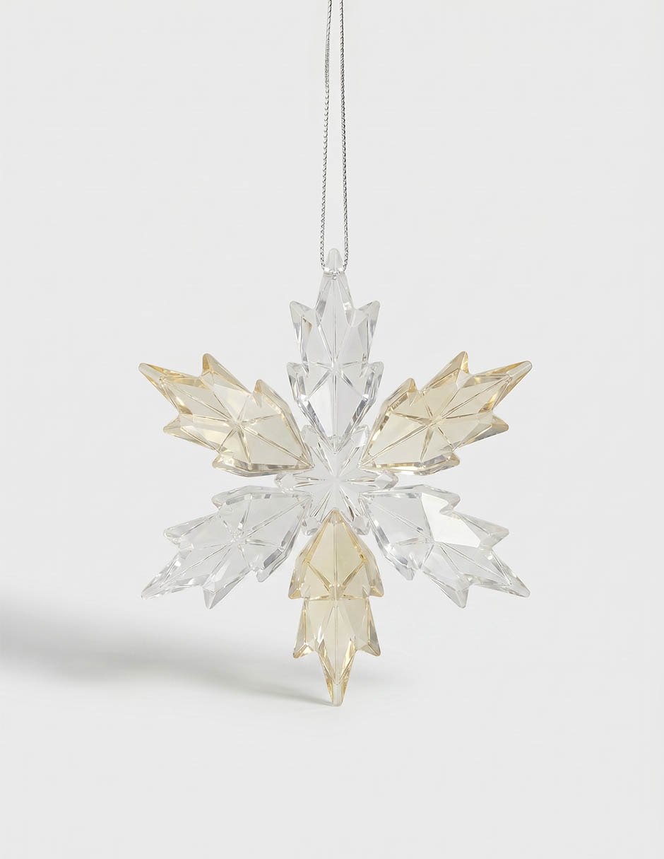 Ornamento navideño estrella 1