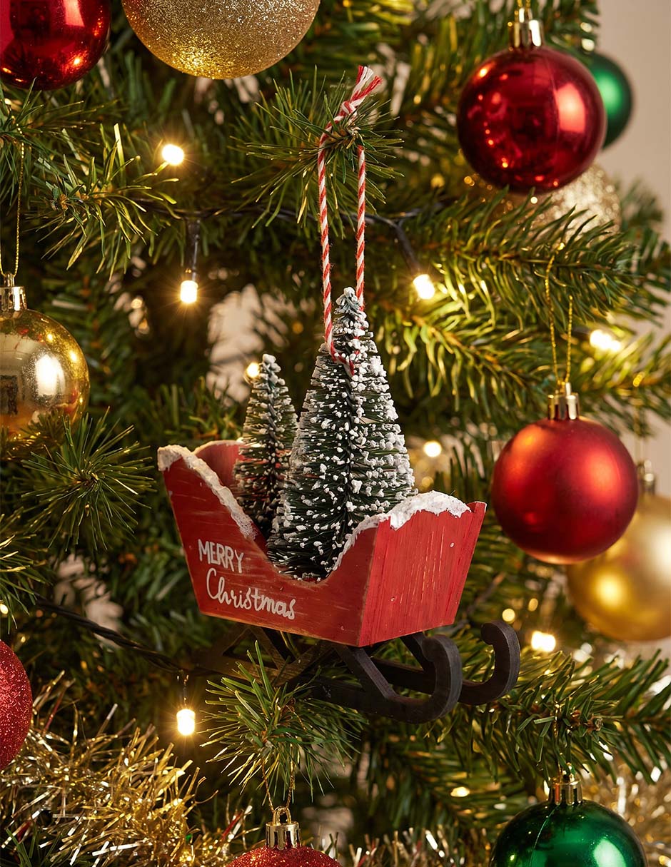 Ornamento navideño trineo 4
