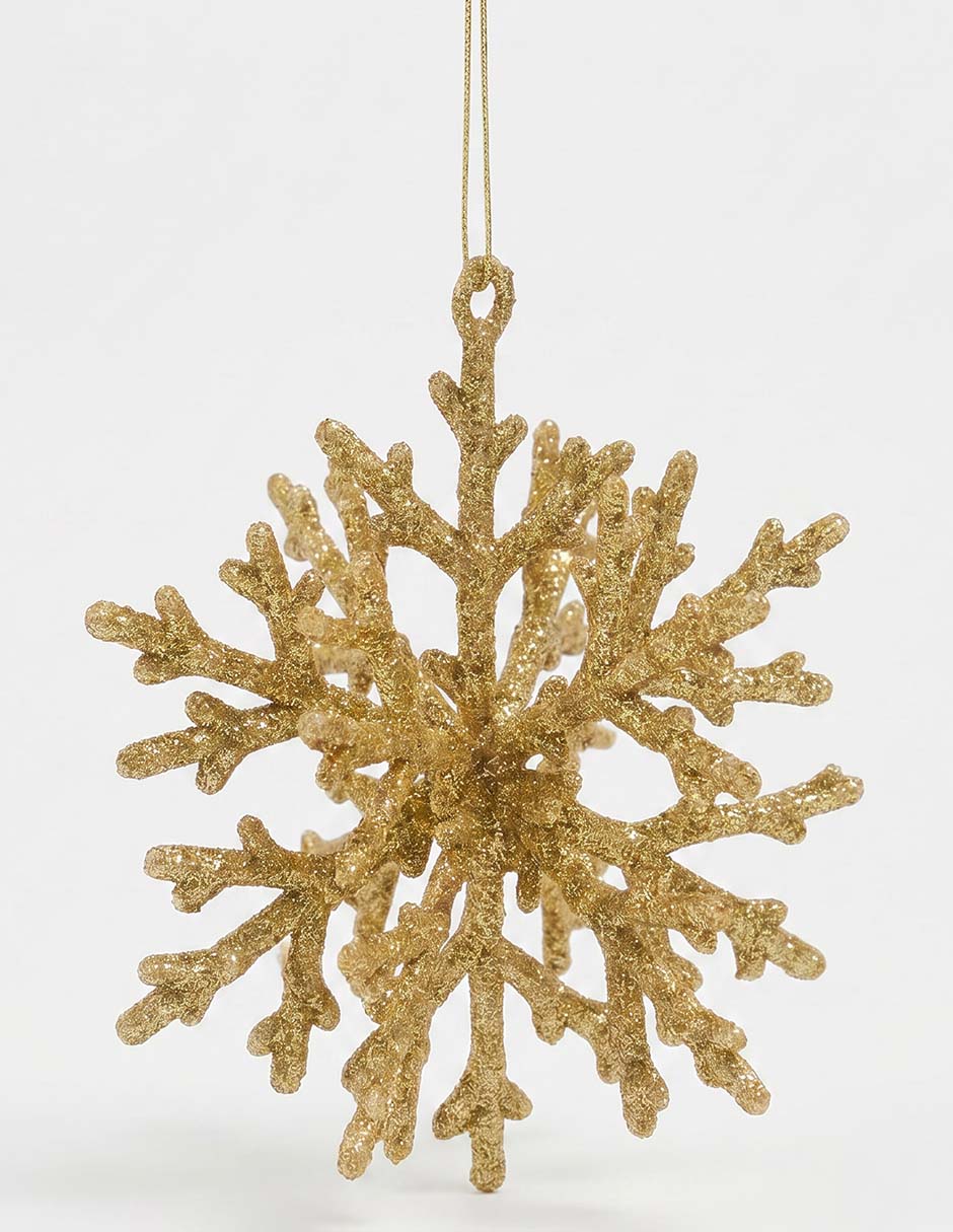 Ornamento navideño copo de nieve Ornamento navideño copo de nieve